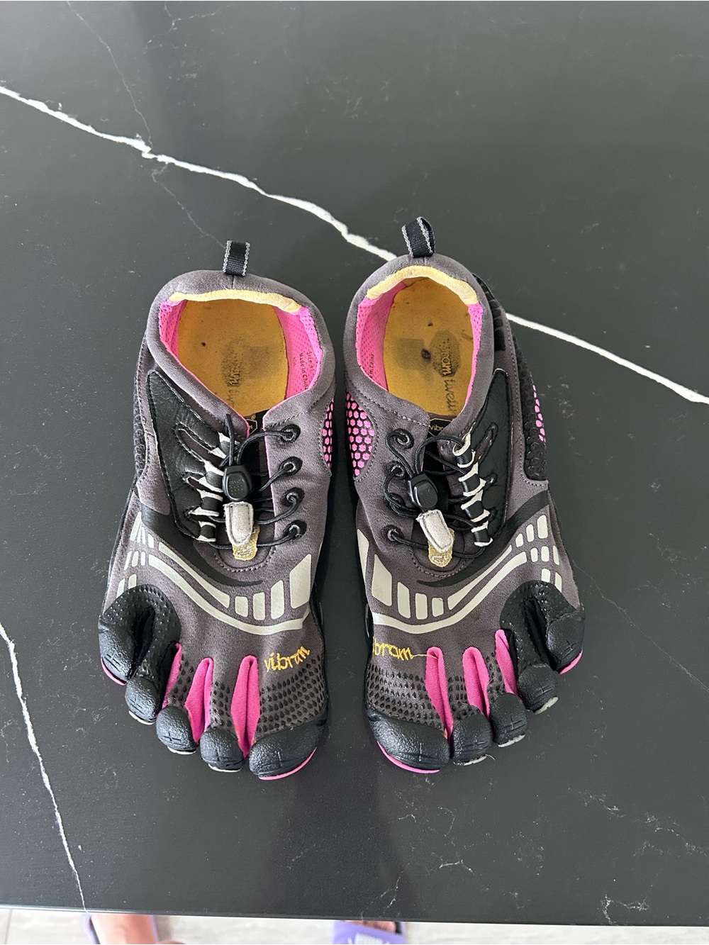 Vibram FiveFingers KMD Sport LS Black Grey Pink Barefoot Shoes Minimalist Zero